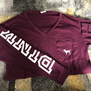 Vs pink long sleeve